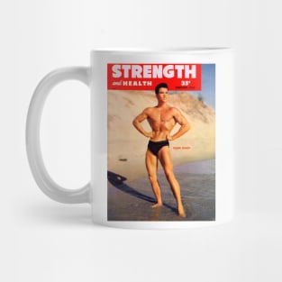 STRENGTH & HEALTH Glenn Bishop - Vintage Physique Muscle Male Model Magazine Cover Mug